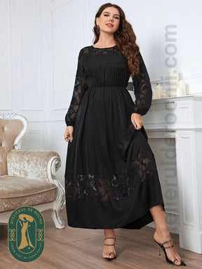 Rochie Flora neagra - model AR31