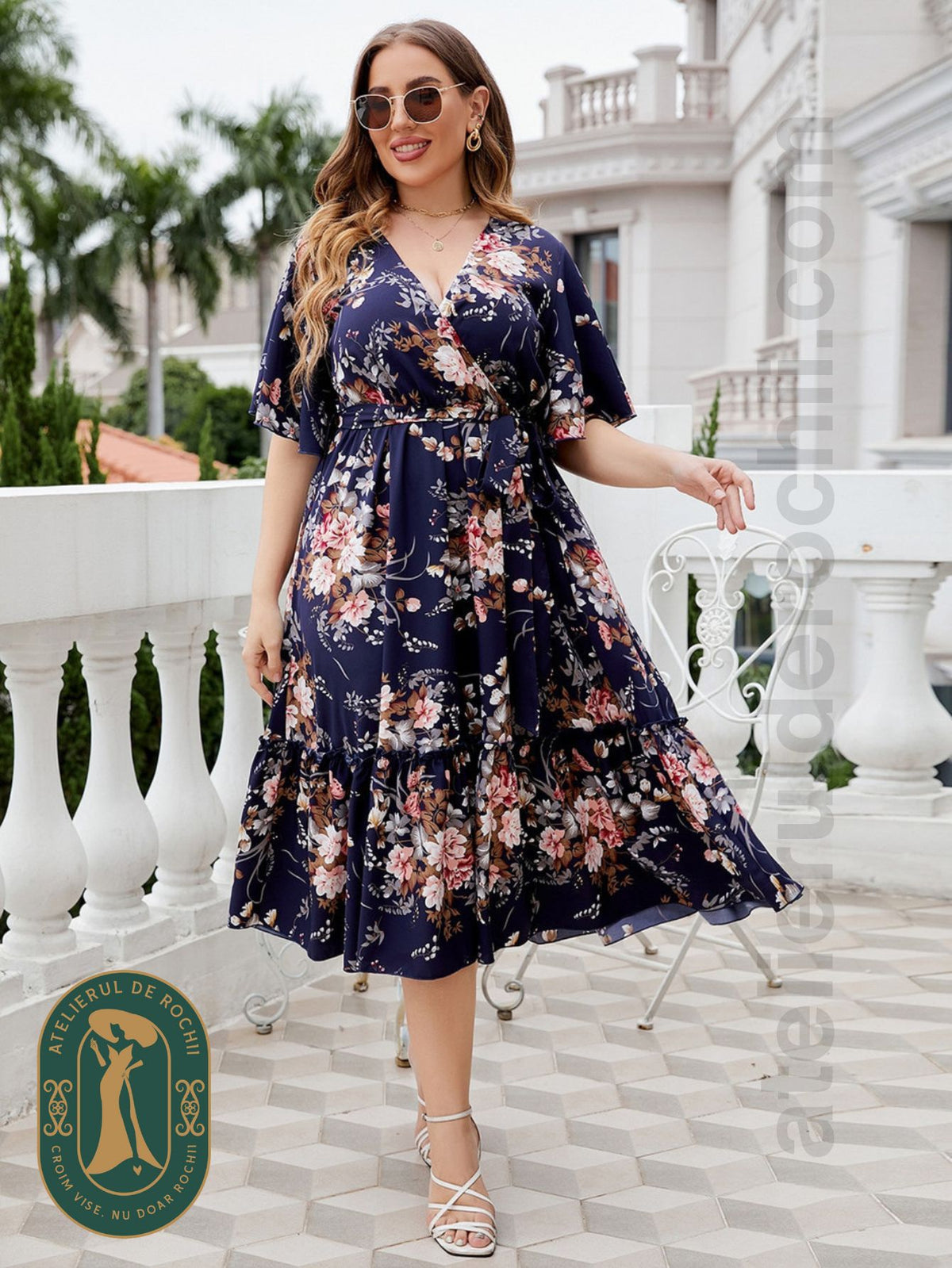 Rochie Sofia albastra - model AR27