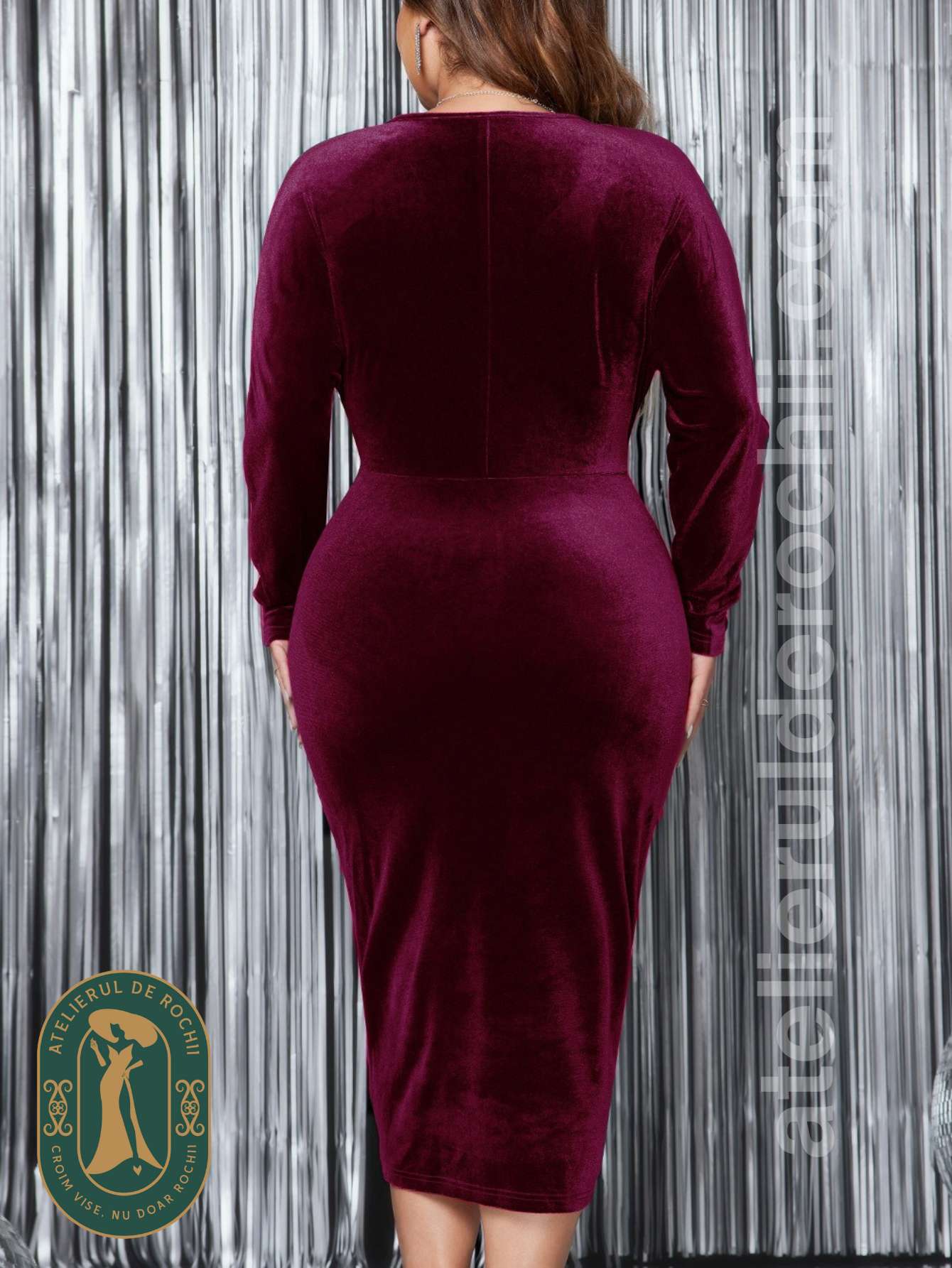 Rochie Aurora visiniu - model AR45