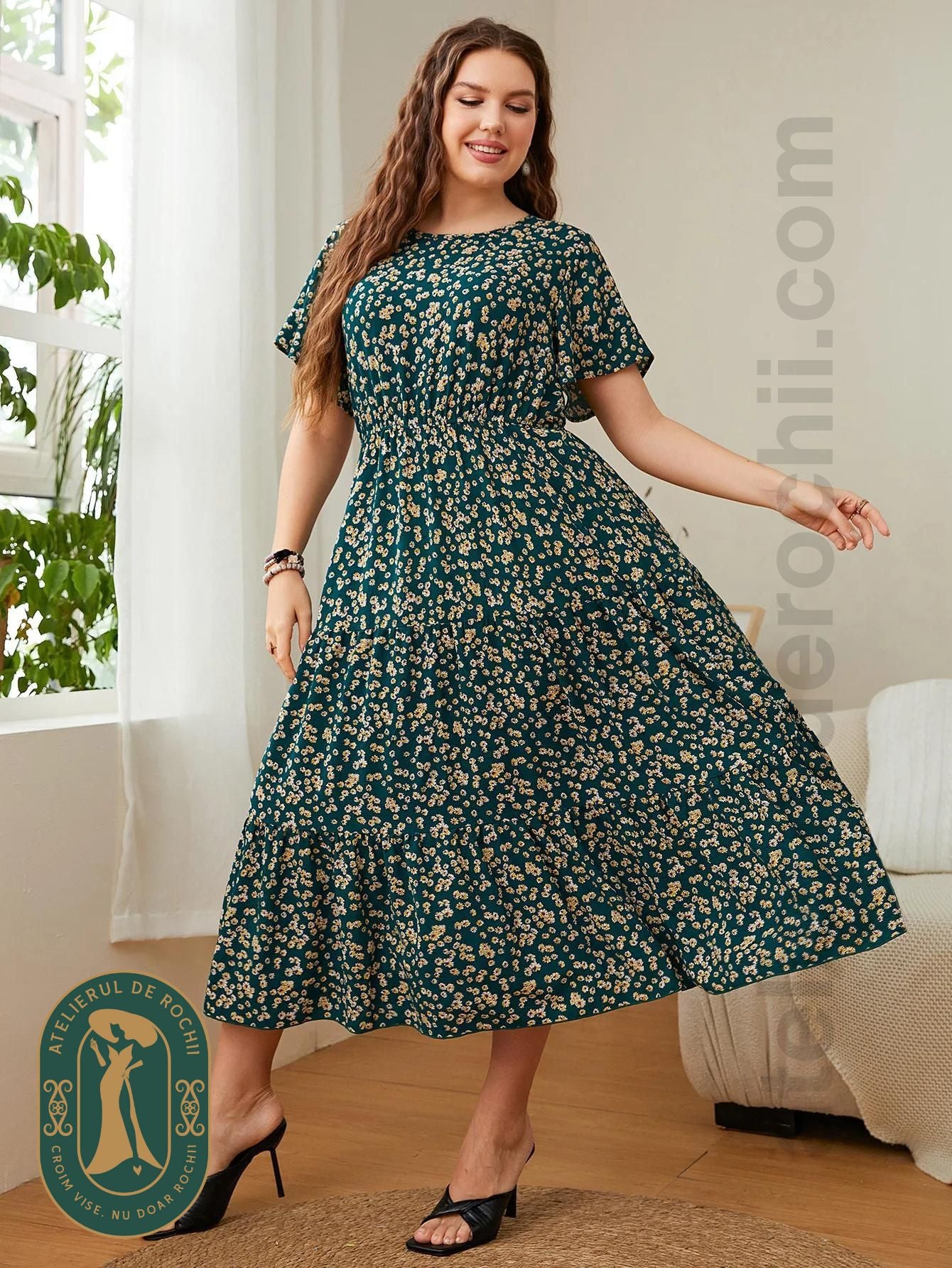 Rochie Jessica verde - model AR3