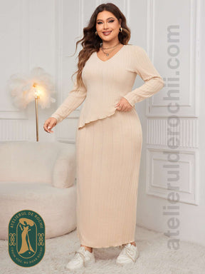 Rochie Geneva crem - model AR46