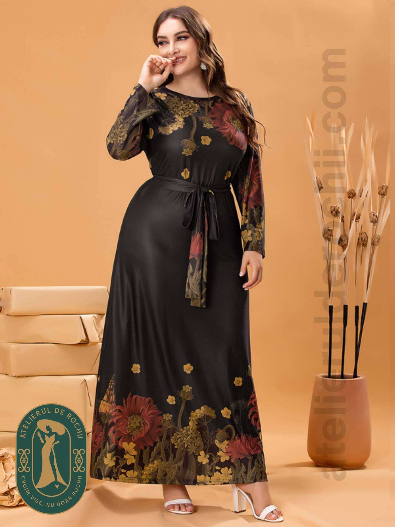 Rochie Polly neagra - model AR38