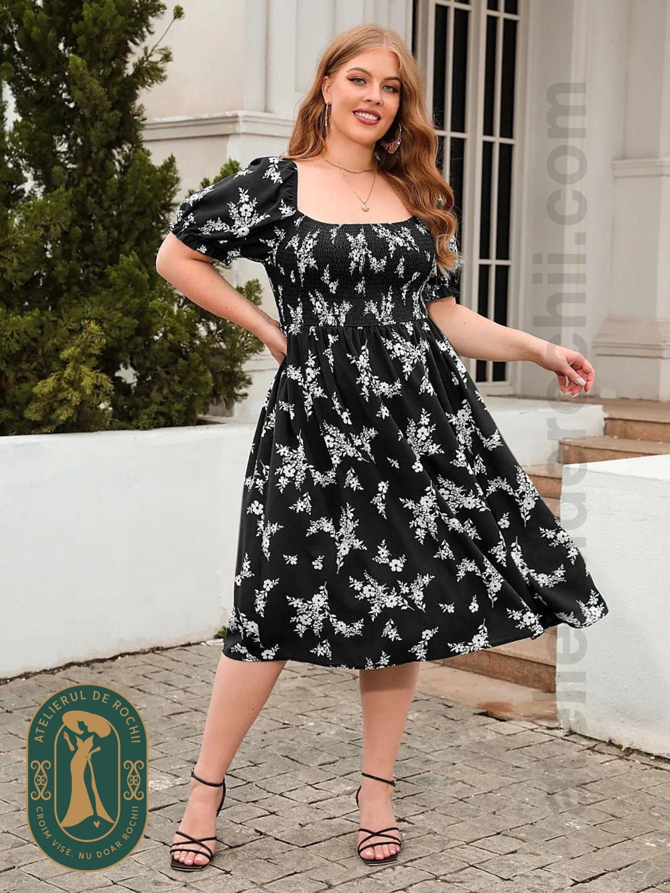 Rochie Sandy neagra - model AR26