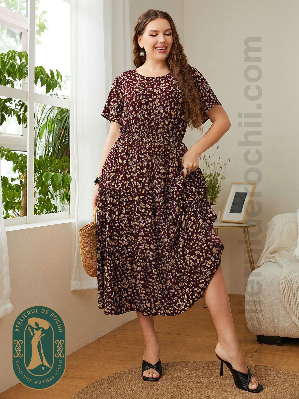 Rochie Jessica grena - model AR3