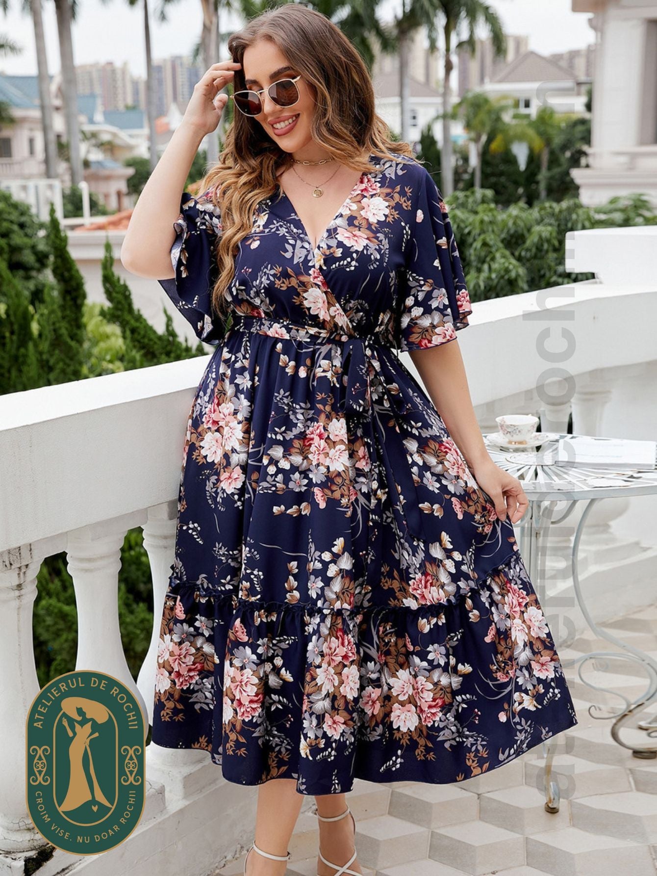 Rochie Sofia albastra - model AR27