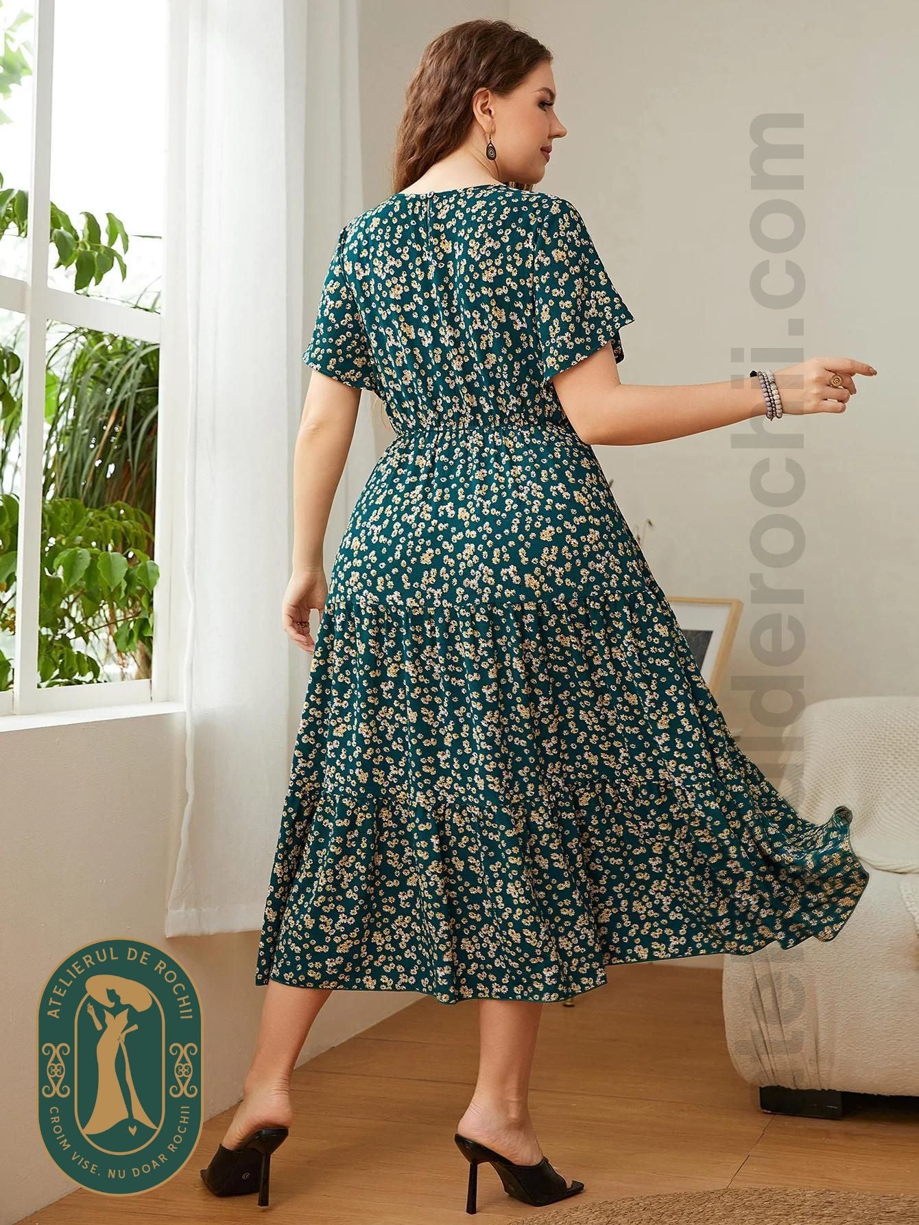 Rochie Jessica verde - model AR3