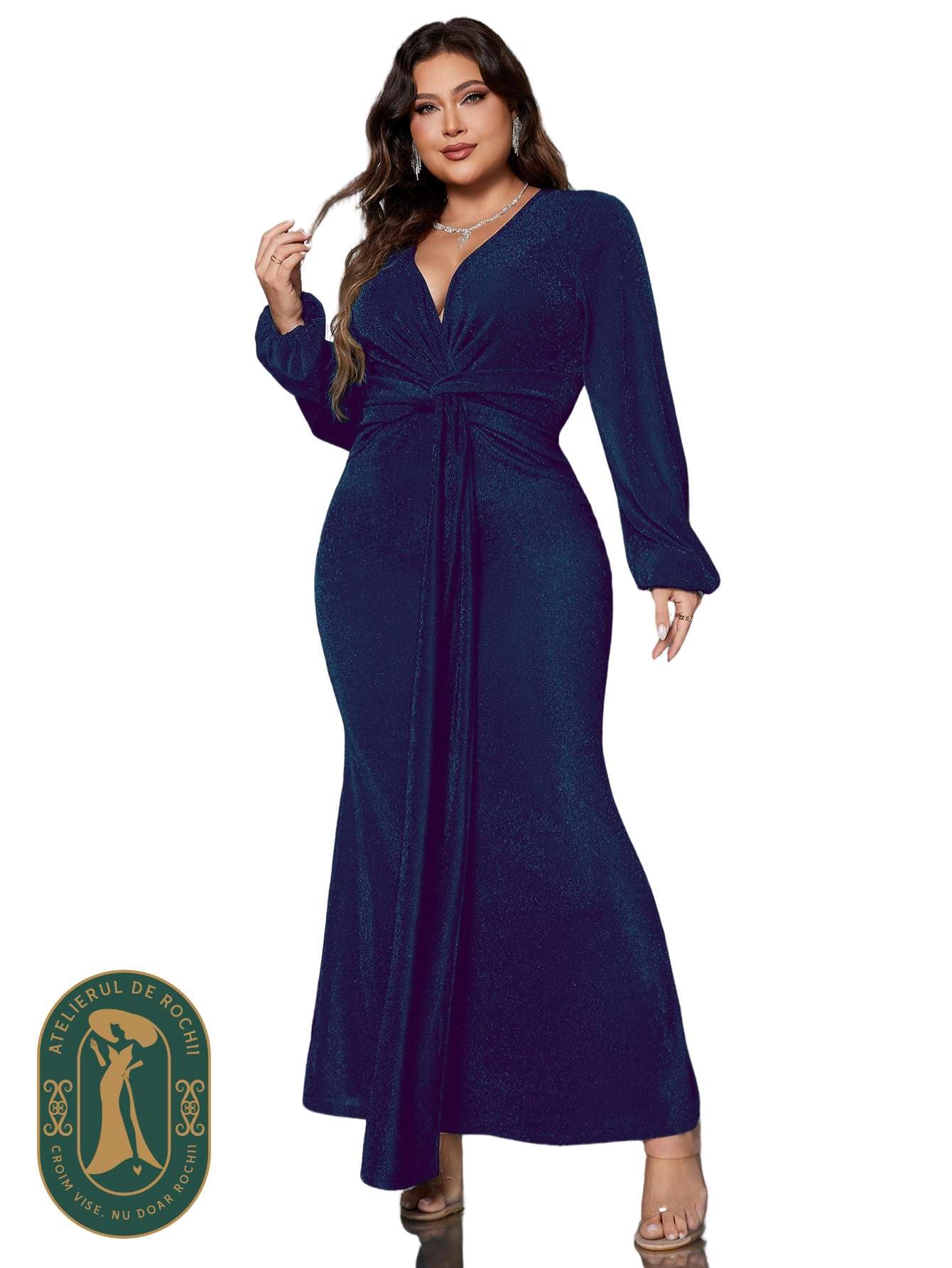 Rochie Nannie albastru  - model AR43